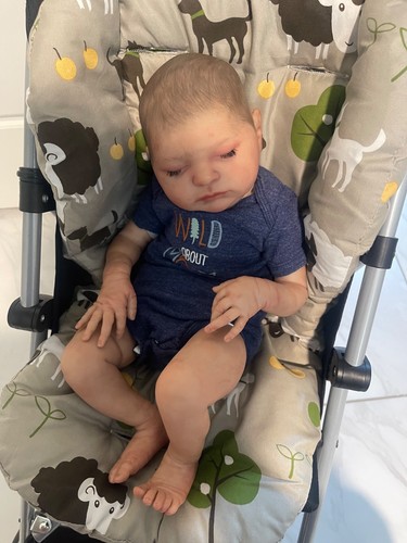 Adorable sleeping reborn baby - adorable,