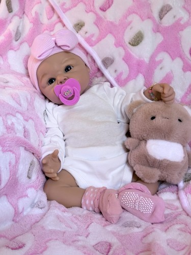 Silicone reborn baby doll girl - silicone,
