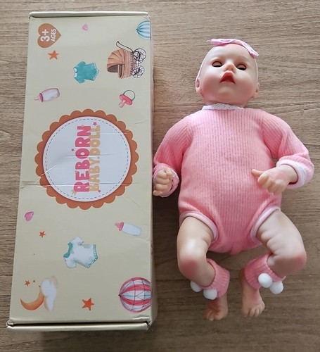 Reborn baby doll girl w - 16", w/