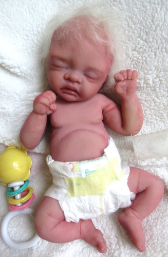 Silicone reborn baby doll - reborn,